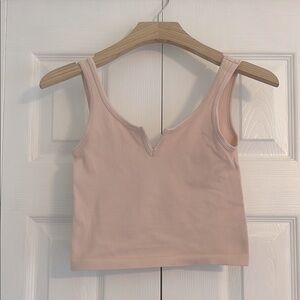 Women's Pink Sleeveless Top